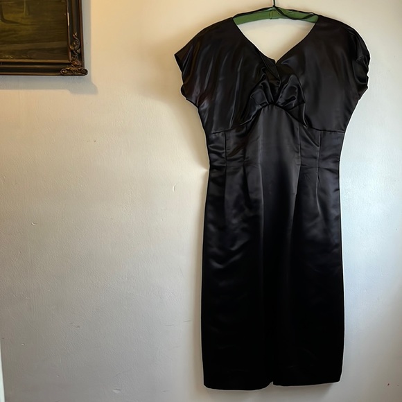 VINTAGE black dress size small - Picture 1 of 2